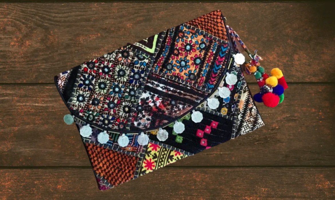 Banjara Bohemian Bag India Embroidered Boho Crossbody Bag 