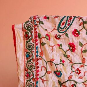 House of Kara Madhubani Silk Dupatta