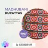 House of Kara madhubani embroidered dupatta