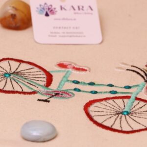 House of Kara Bi cycle embroidered bag