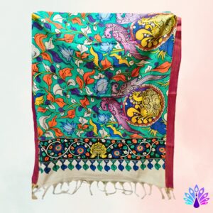 Multicolor Kalamkari Dupatta