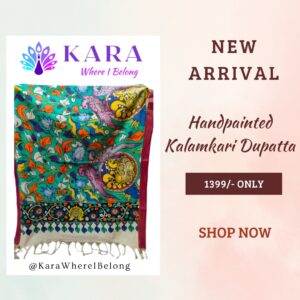 Multicolor Kalamkari Dupatta